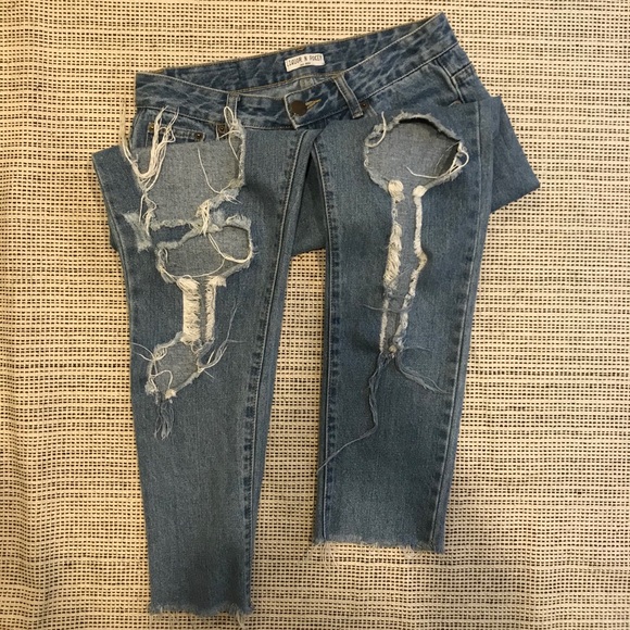 Liquor N Poker Ripped Jeans - Picture 2 of 4